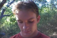 Alana Evans Gets Her Pussy Stretched in the Forest