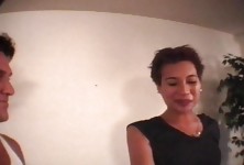 Androgynous Babe Violet Rides the Dick