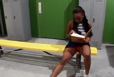 Cute Black Coed in Interracial Fucking
