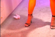 Vicky Vette Gets Down on Knees to Suck