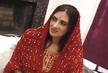 Beautiful Indian Babe Seduced on Couch
