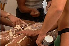 Bisexual Oral Orgy in Suburban House
