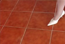 Mature French Maid in White Stockings Takes Cock